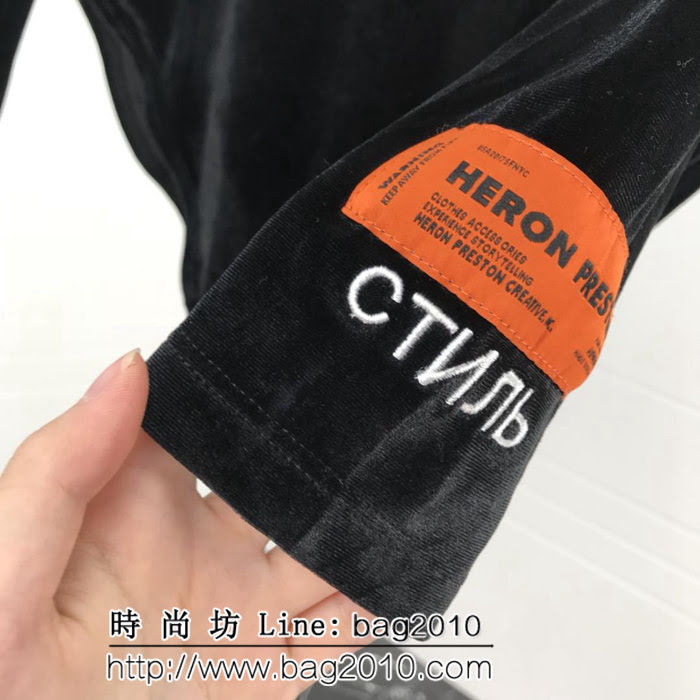 Heron Preston仙鶴官網最新 連體 針織高領打底衫 原版特定面料 領口袖口立體刺繡 設計獨特 超顯瘦百搭 ydi2595